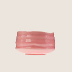 Glossy Pink Matcha Bowl Set