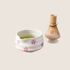 Cherry Blossom Matcha Tea Set – 5-Piece Kit